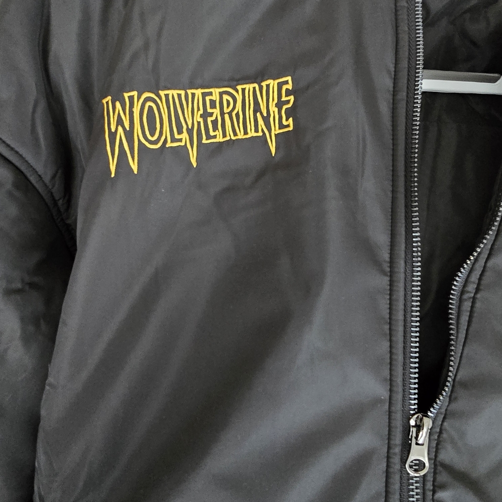 Wolverine x Civil Regime Hooded Bomber Jacket - Black - Picture 2 of 13